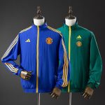 Manchester United Reversible Jacket Windbreaker - Blue & Army Green