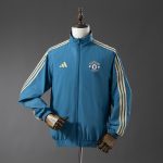 Manchester United Reversible Jacket Windbreaker - Blue & Black - 图片 3