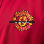 Manchester United Reversible Anthem Jacket Windbreaker - Black/Red - 图片 8
