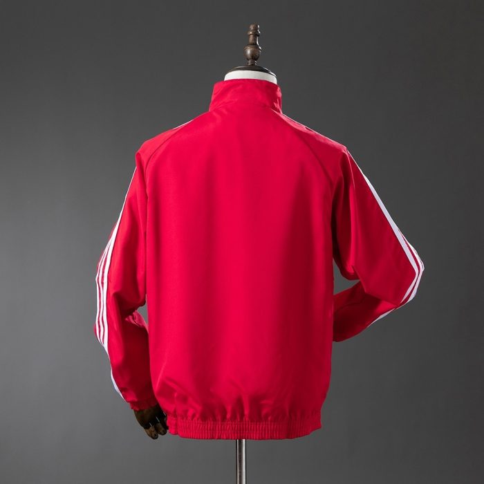Manchester United Reversible Anthem Jacket Windbreaker - Black/Red - 图片 9