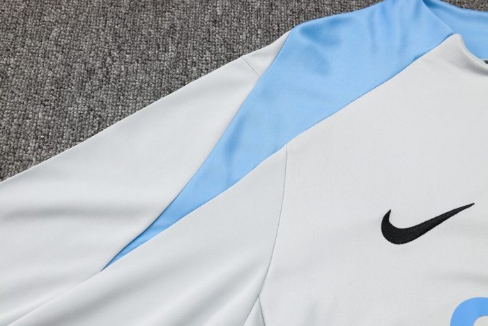 Tottenham Hotspur 24-25 Half Zip Jacket Light Grey - 图片 5