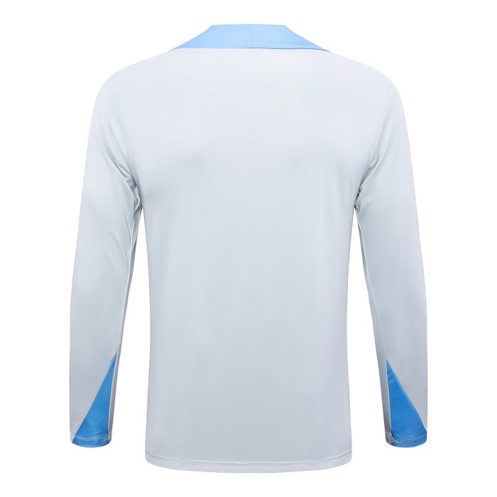 Tottenham Hotspur 24-25 Half Zip Jacket Light Grey - 图片 7