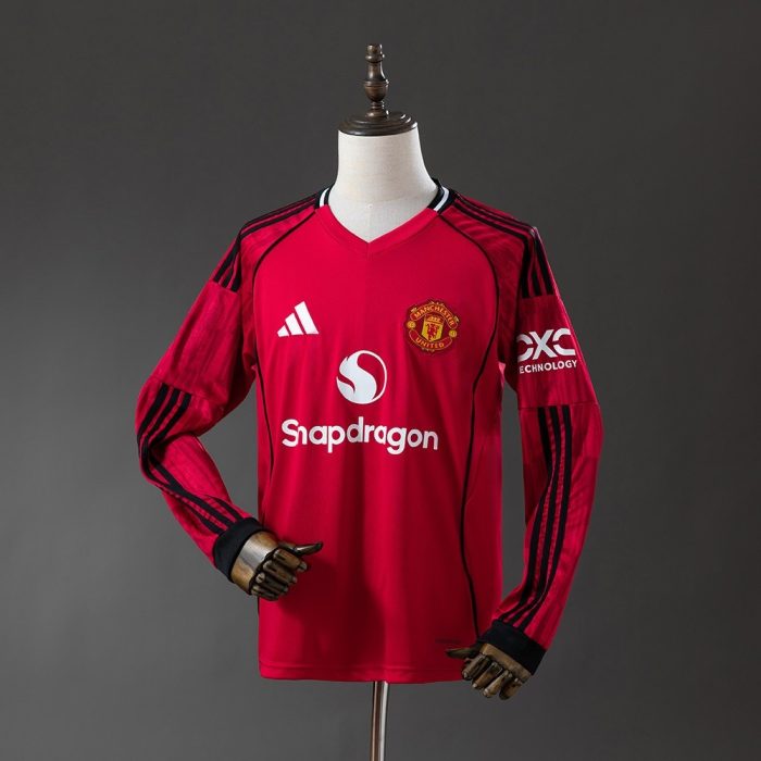 Man Utd 25/26 Home Long Sleeve Jersey - 图片 9