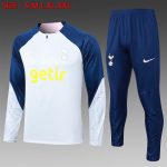 Tottenham Hotspur 23-24 Half Zip Jacket Light Grey
