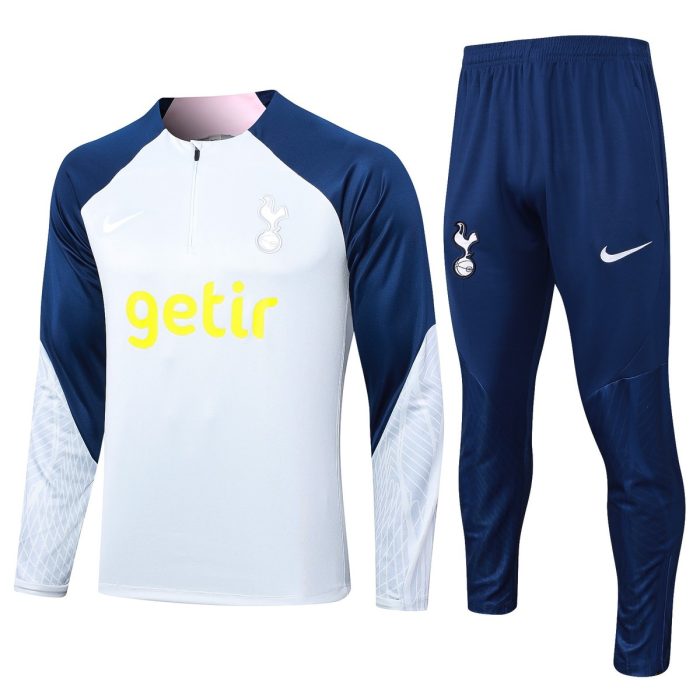 Tottenham Hotspur 23-24 Half Zip Jacket Light Grey - 图片 8