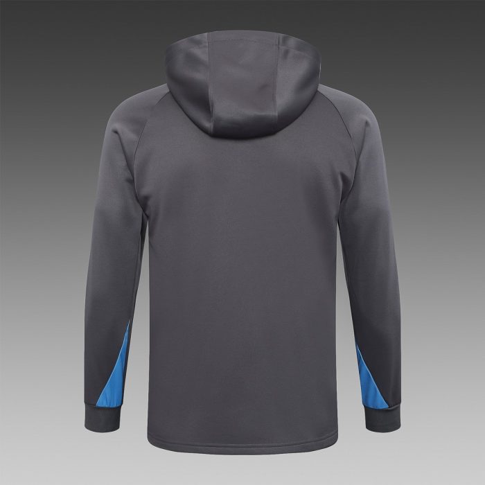 Tottenham Hotspur 24-25 Half-Zip Hoodie Dark Grey - 图片 8