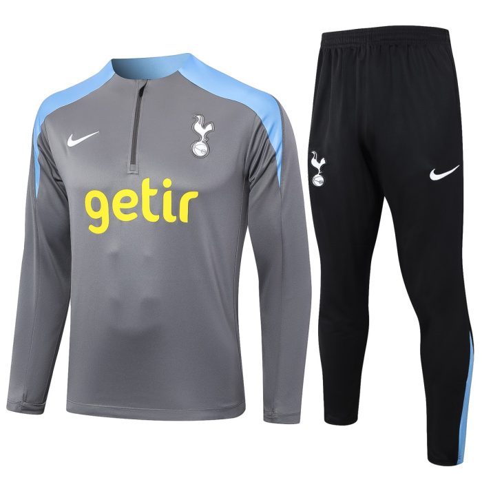 Tottenham Hotspur 24-25 Half-Zip Jacket Dark Gray - 图片 8