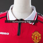 Retro 1998-1999 Manchester United Home Jersey - 图片 6