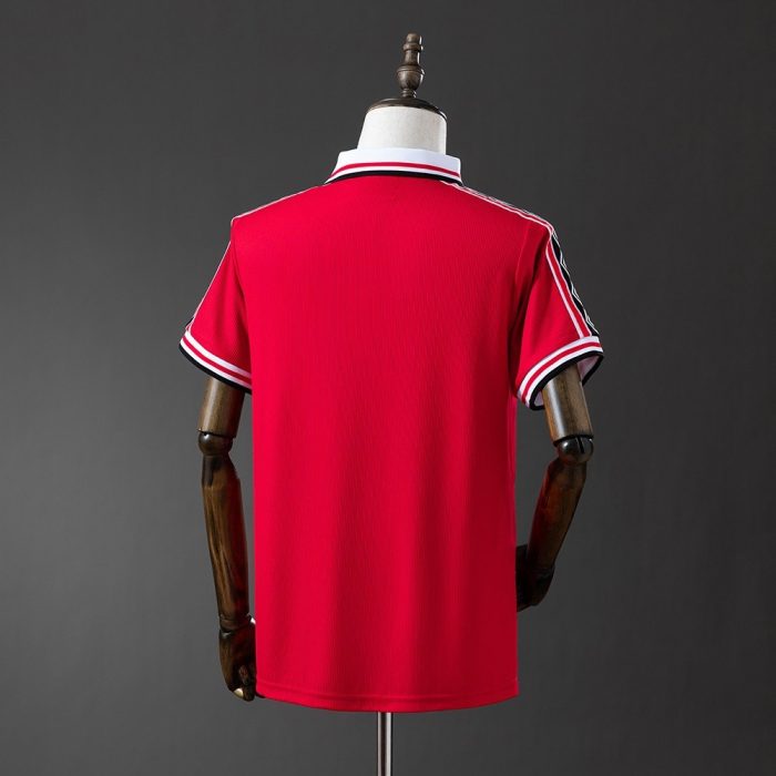 Retro 1998-1999 Manchester United Home Jersey - 图片 7