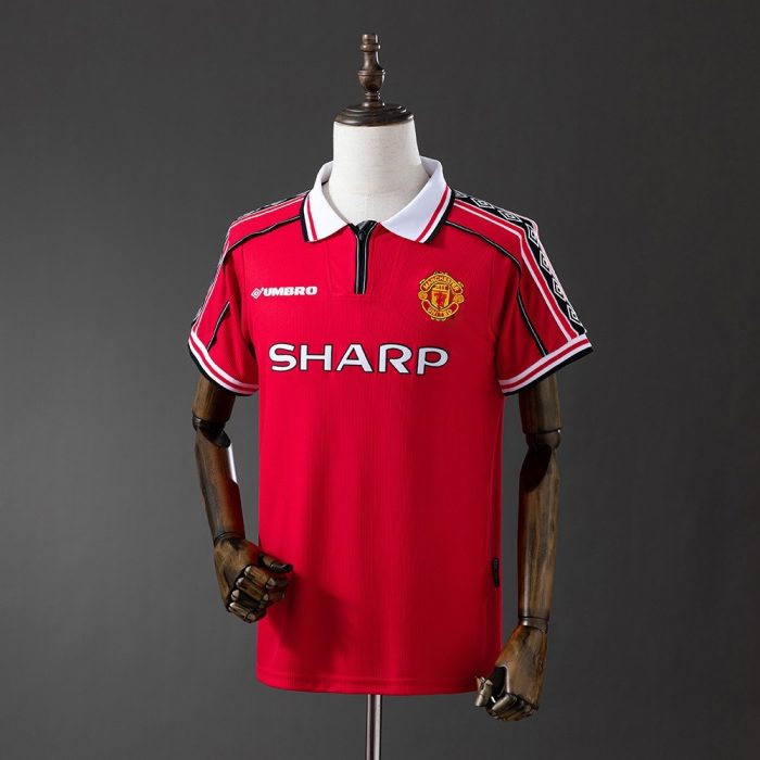 Retro 1998-1999 Manchester United Home Jersey - 图片 8