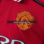 Manchester United 1998-1999 Home Retro Long Sleeved Jersey S-XXL - 图片 4
