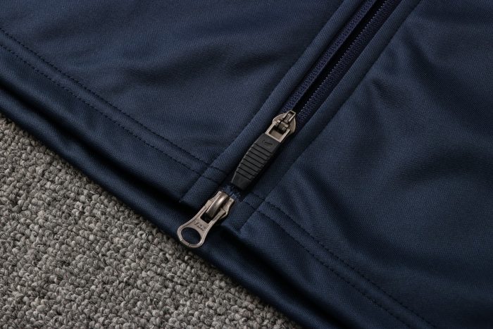 Tottenham Hotspur 21-22 Blue Long Zip Jacket with Hood - 图片 4