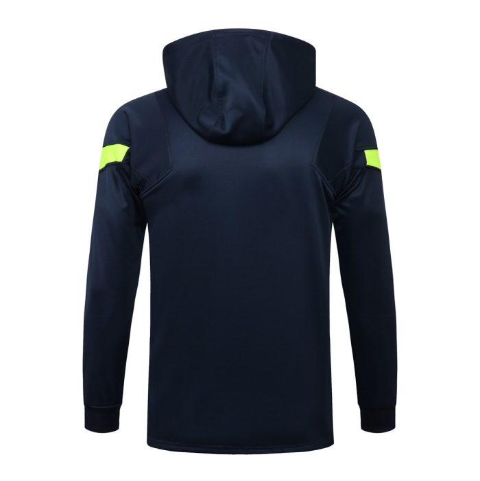 Tottenham Hotspur 21-22 Blue Long Zip Jacket with Hood - 图片 8