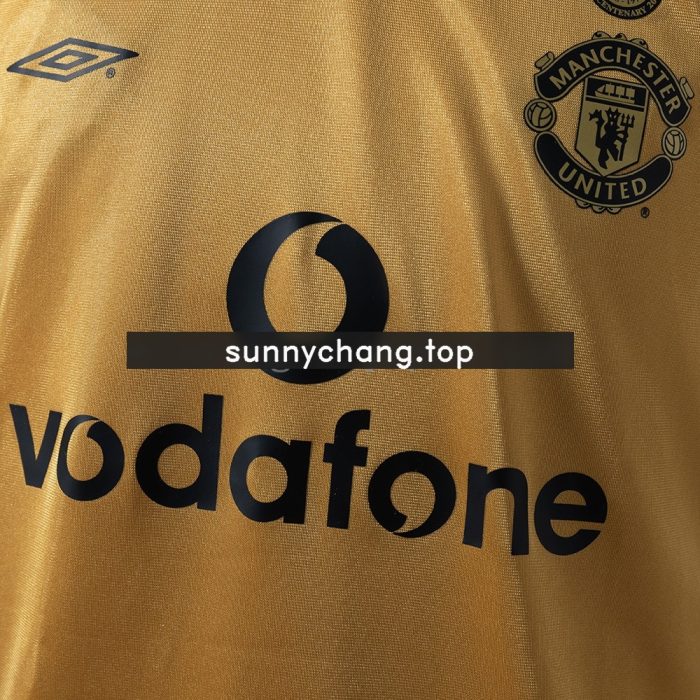 Manchester United 2001/02 100th Anniversary Edition Retro Jersey - 图片 4