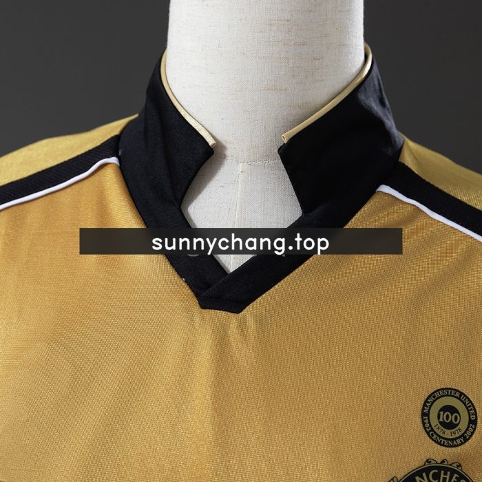 Manchester United 01/02 100th Anniversary Retro Long Sleeve Jersey S-XXL - 图片 7