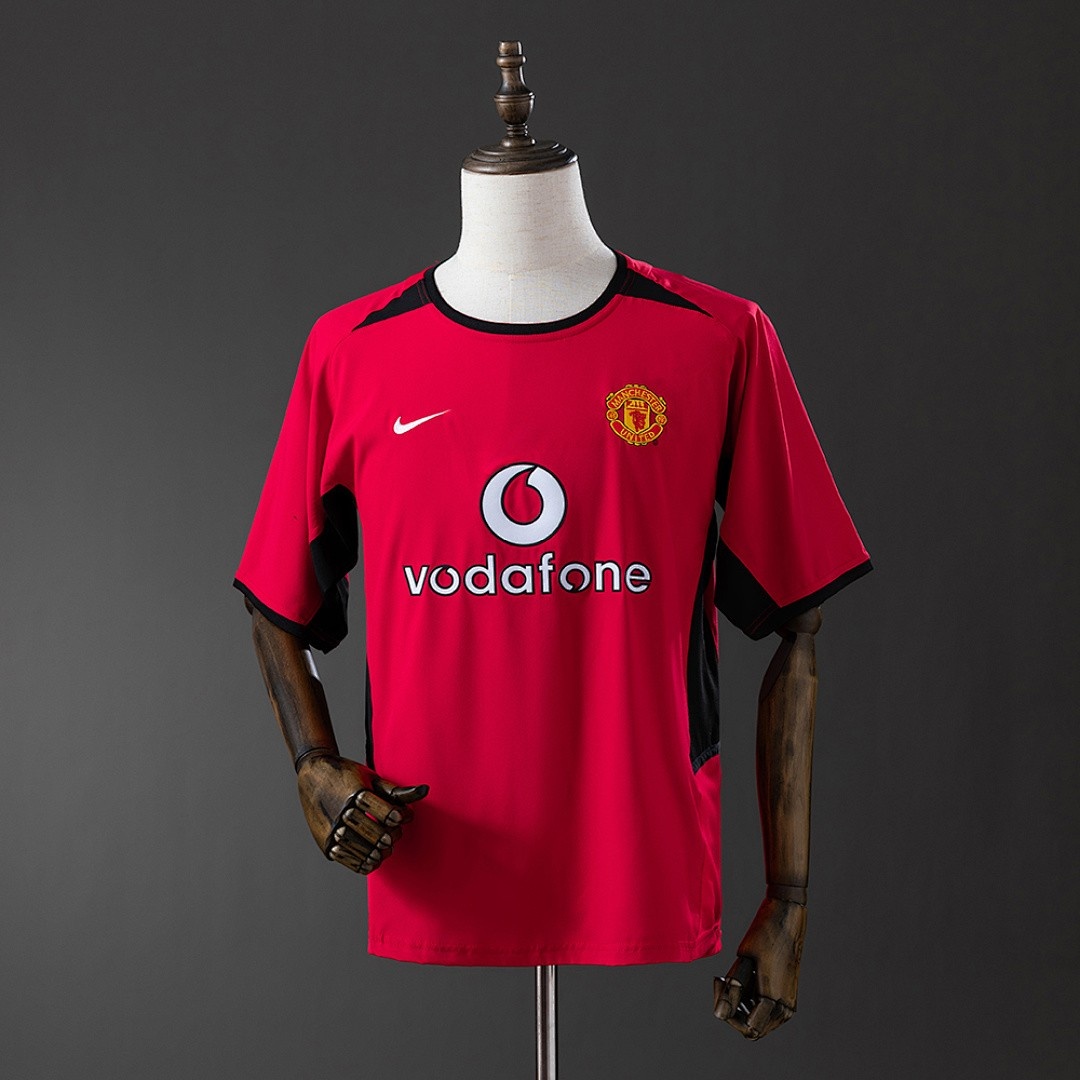 JER-3062_1 Manchester United 2002-2004 Home Retro Shirt S-XXL - 图片 1