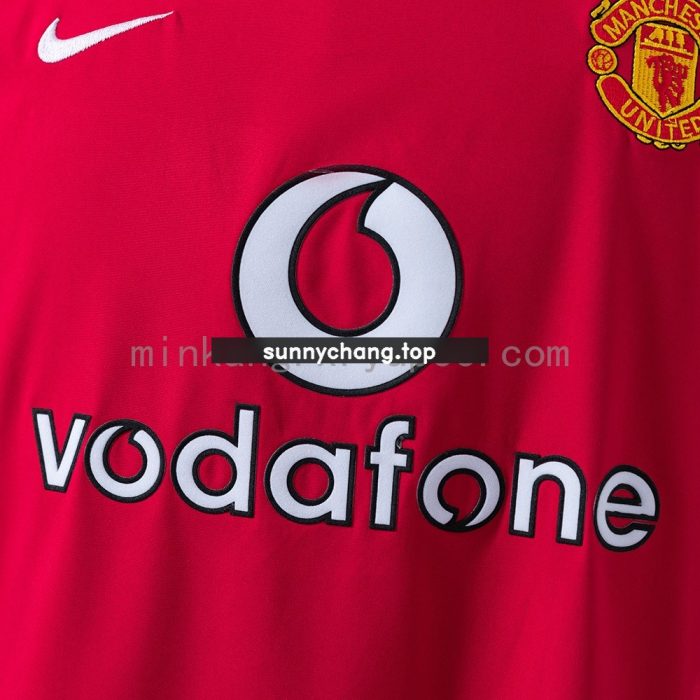 Manchester United 2002-2004 Home Retro Shirt S-XXL - 图片 5