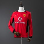 Manchester United 2002-2004 Home Long Sleeve Retro Jersey S-XXL - 图片 8