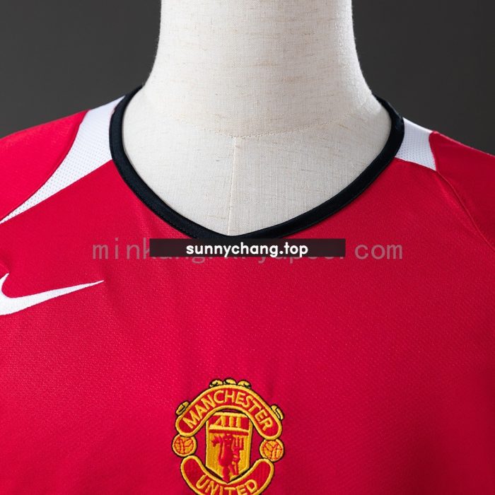Manchester United 2004-2006 Home Retro Shirt S-XXL - 图片 6