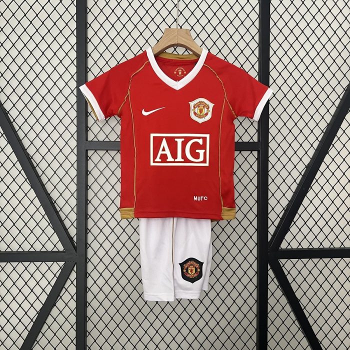Man Utd 06/07 Home Kids Jersey - 图片 5