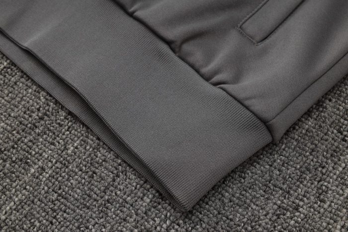 Tottenham Hotspur 24/25 Long Zip Hoodie Dark Grey - 图片 4