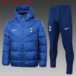 Tottenham Hotspur 23-24 Season Colorful Blue Cotton Jacket