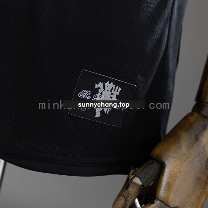 Man Utd 2007/08 Retro Black Jersey - 图片 2