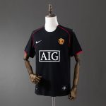 Man Utd 2007/08 Retro Black Jersey - 图片 9