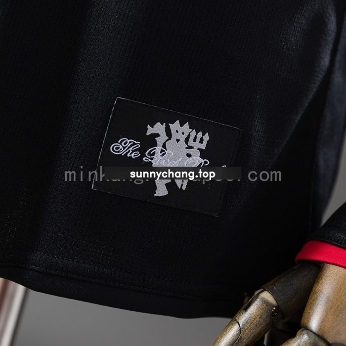 Man Utd 07/08 Black Retro Long Sleeve Jersey - 图片 2