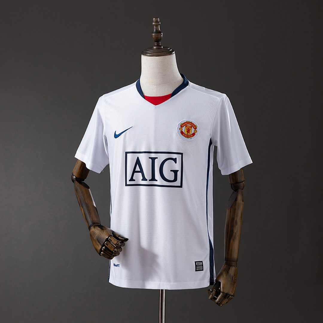 JER-3094_1 Manchester United 08/09 Champions League Away Retro Jersey - 图片 1