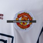 Man Utd 2008/09 Away Champions League Edition Long Sleeve Retro Jersey - 图片 5
