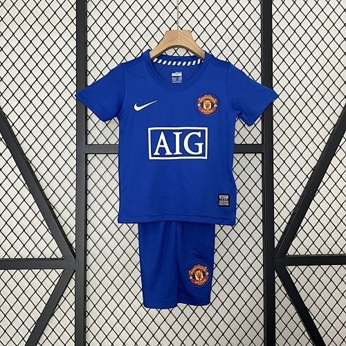JER-3100_1 Manchester United 08/09 Away Kids Jersey - 图片 1