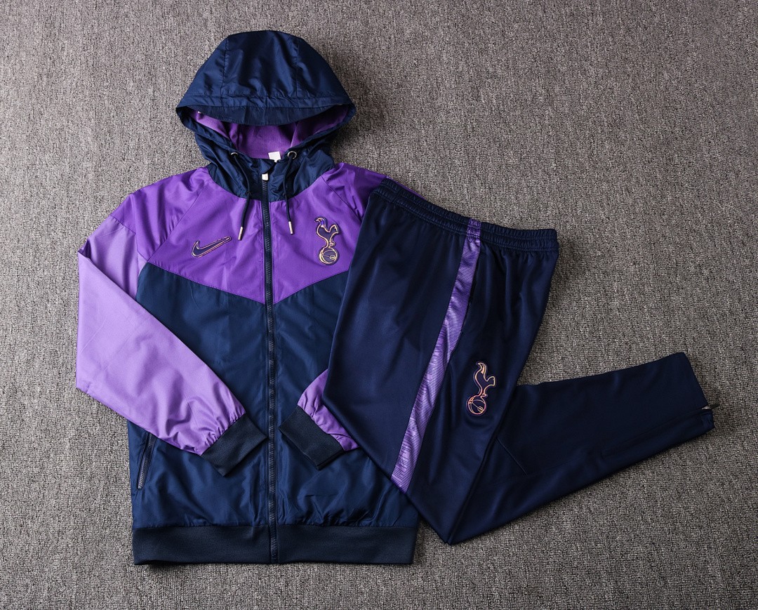 JER-3114_1 Tottenham Hotspur 19-20 Purple Windbreaker - 图片 1