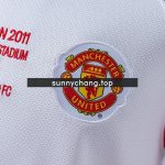 Manchester United 2010/11 Away Long Sleeve Retro Jersey - 图片 5