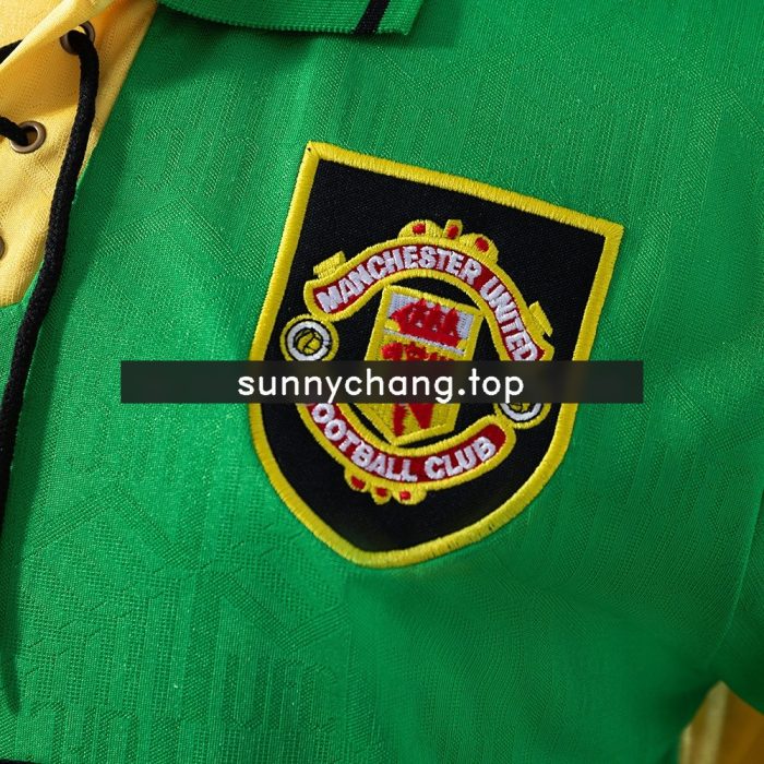 Manchester United 1992-1994 Third Away Retro Long Sleeve Jersey S-XXL - 图片 4