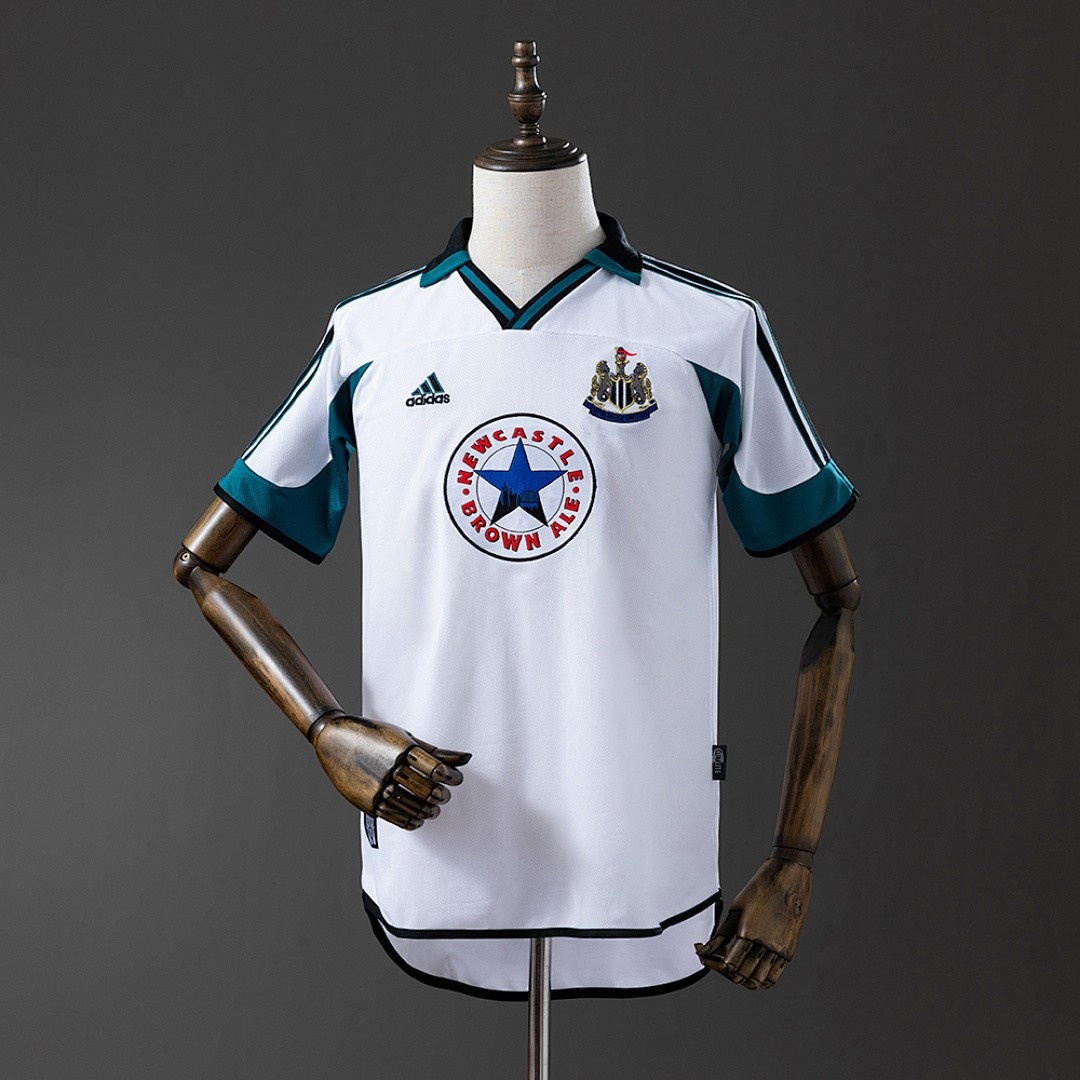 JER-3155_1 Newcastle United 1999-2000 Away Retro Jersey - 图片 1