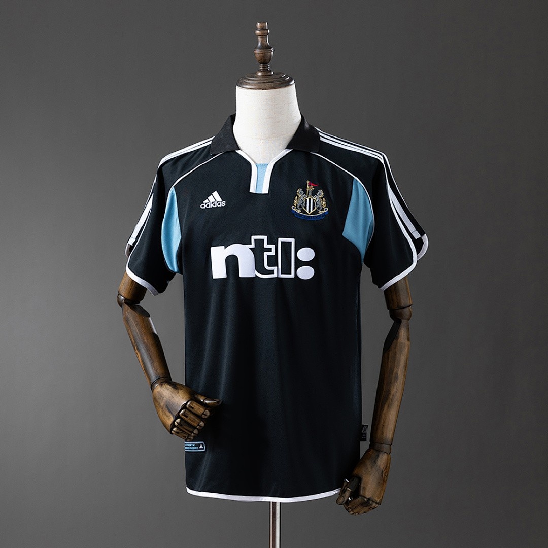 JER-3158_1 Newcastle United 2000/01 Away Retro Shirt - 图片 1