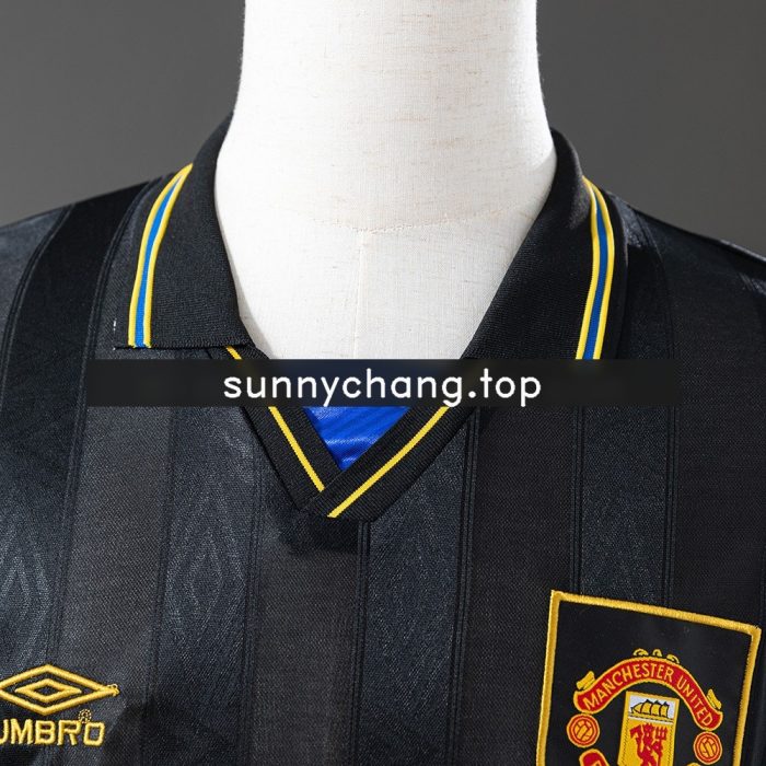 Manchester United 1993-1995 Away Retro Long Sleeve Jersey S-XXL - 图片 6