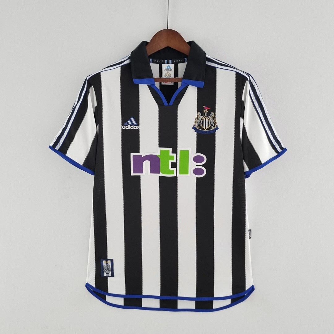 JER-3163_1 Newcastle United 2000-2001 Home Retro Shirt S-XXL - 图片 1