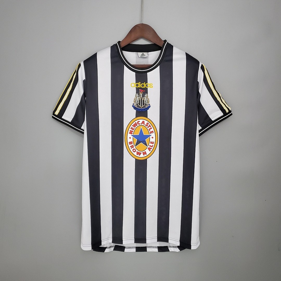 JER-3165_1 Newcastle United 1997-1999 Home Retro Shirt S-XXL - 图片 1