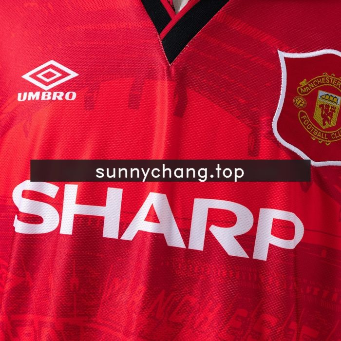 Man Utd 1994/96 Home Long Sleeve Retro Jersey - 图片 5