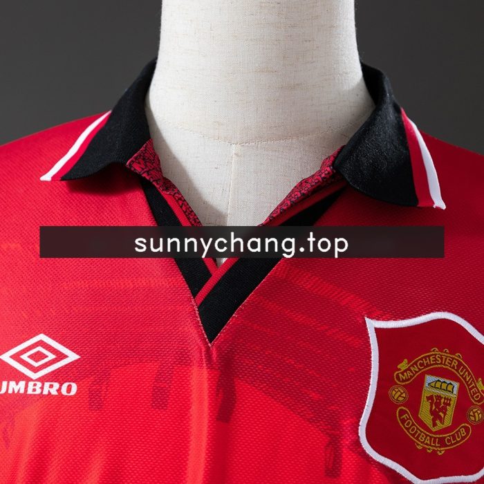 Man Utd 1994/96 Home Long Sleeve Retro Jersey - 图片 6