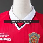 Retro 1999-2000 Manchester United Home Jersey S-4XL - 图片 6