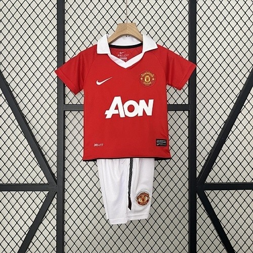 JER-3173_1 Man Utd 10/11 Home Kids Jersey - 图片 1