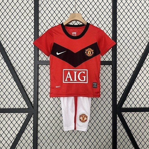 JER-3176_1 Man Utd 09/10 Home Kids Jersey - 图片 1