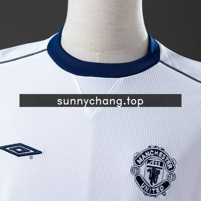Man Utd 2000/2001 Away Long Sleeve Retro Jersey - 图片 6