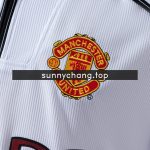 Man Utd 98/99 White Long Sleeve Retro Jersey - 图片 4