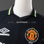 Man Utd 98/99 2nd Away Champions League Edition Long Sleeve Retro Jersey - 图片 6