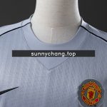 Man Utd 2007 Goalkeeper Grey Long Sleeve Retro Jersey - 图片 6