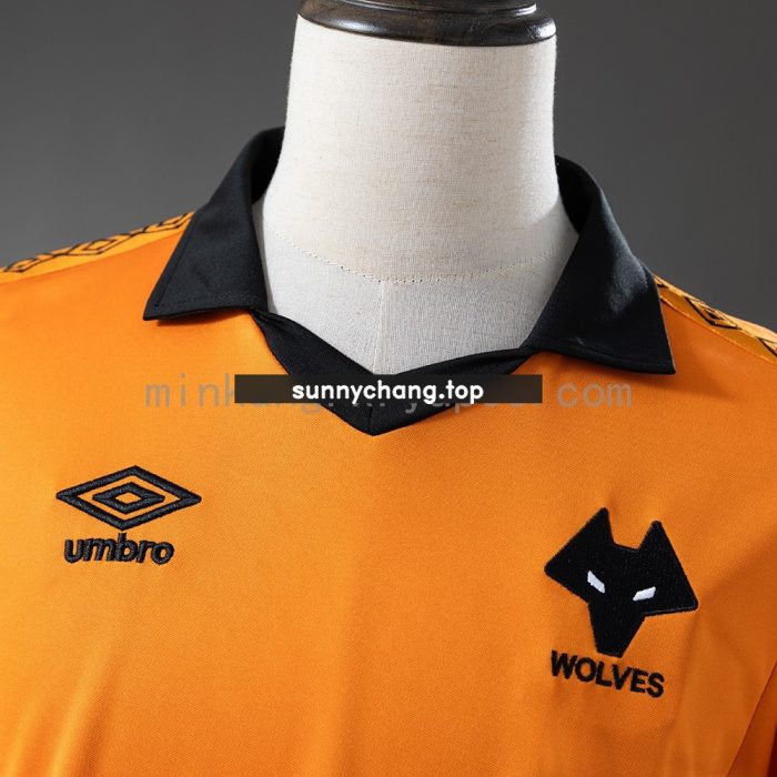 Wolves 1980-1981 Home Long-Sleeve Retro Jersey - 图片 7